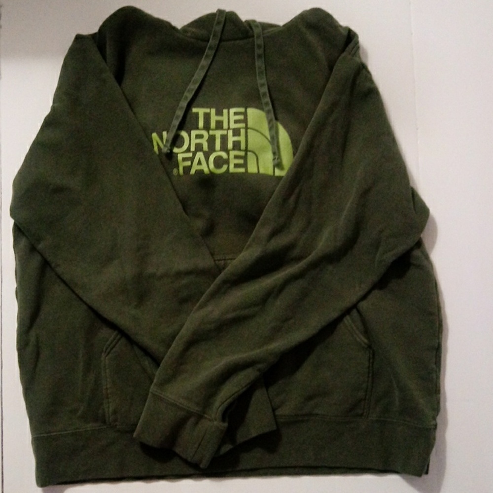 North Face Green Hoodie